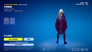 Yoda can be purchased separately in the Item Shop (Image via Epic Games)